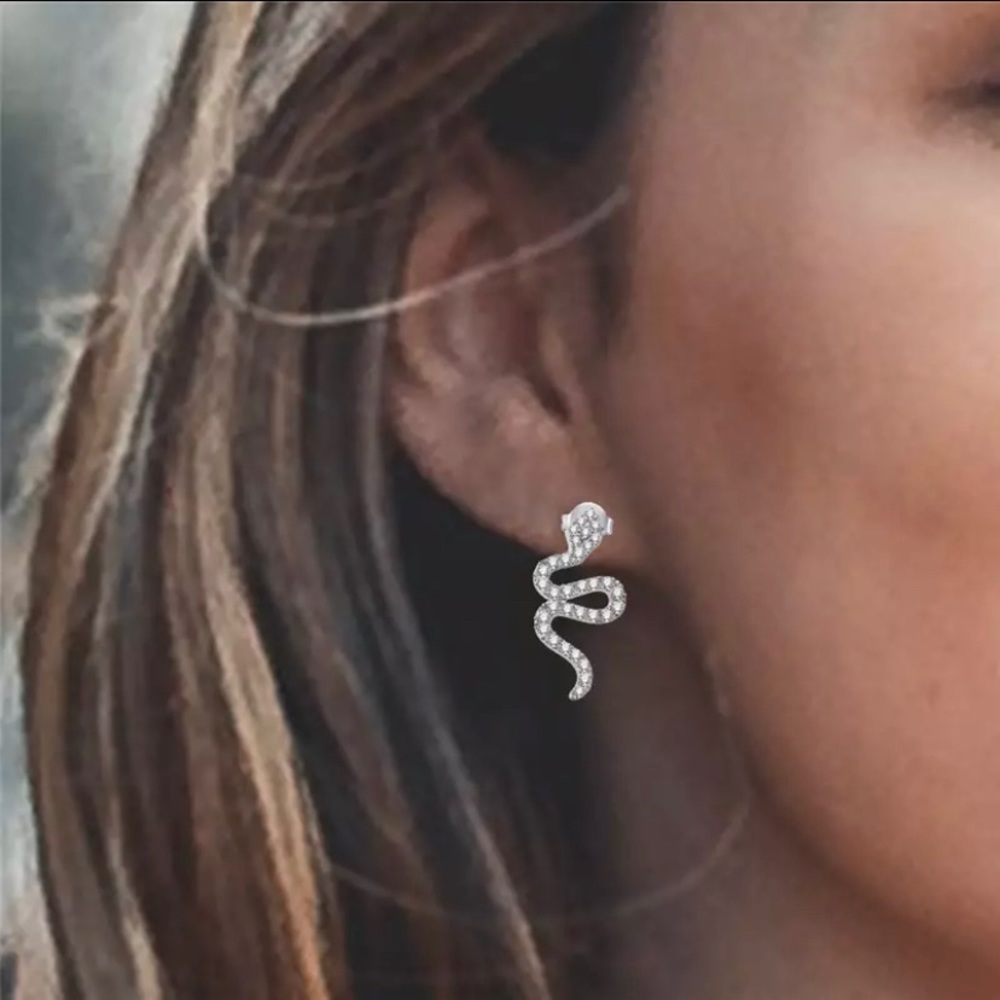 Snake earrings - Picture 2 of 2